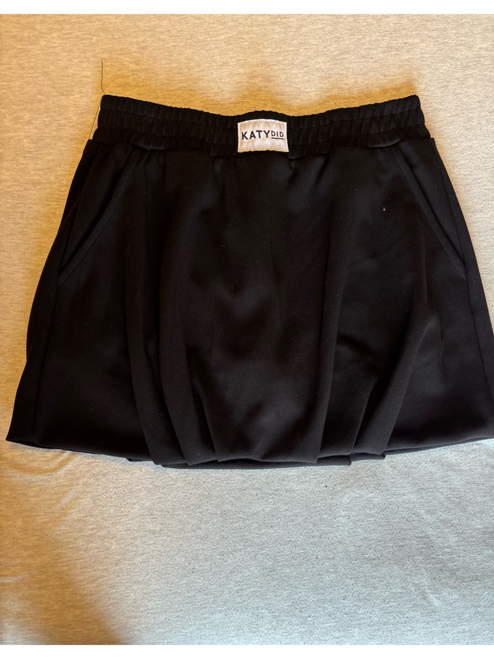 Katydid Black bubble skirt